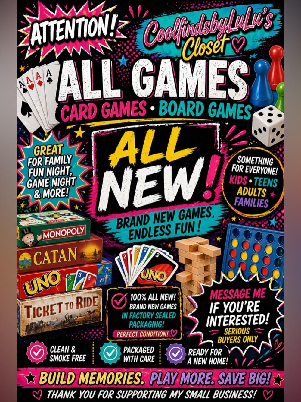 🎲 ALL GAMES SALE – 20% OFF 🎲